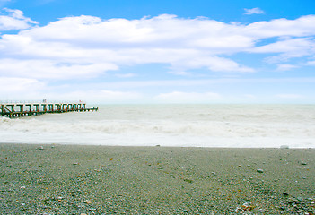 Image showing solar sea beach