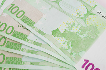 Image showing euro banknotes