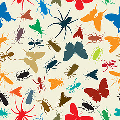 Image showing Insects pattern