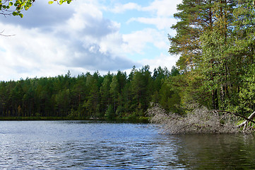 Image showing Landscape with lake