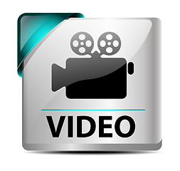 Image showing video download button/icon