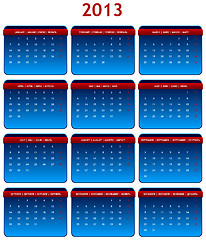 Image showing 2013 Calendar