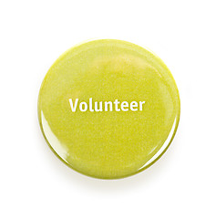 Image showing Volunteer button