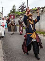 Image showing Parade of Medieval Characters