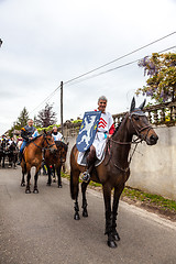 Image showing Parade of Medieval Characters