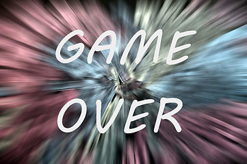 Image showing Game over