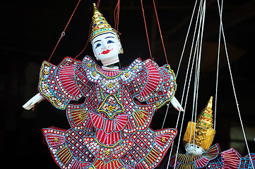 Image showing Puppet toy in Cambodia