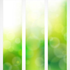 Image showing spring green background colors with the sun