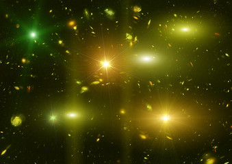 Image showing galaxy in a free space