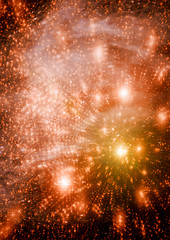 Image showing galaxy in a free space