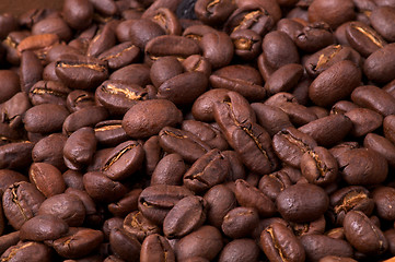 Image showing Background of Coffee Beans