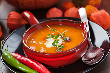 Image showing Pumpkin soup