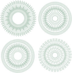 Image showing pattern for currency, certificate or diplomas