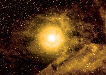 Image showing galaxy in a free space