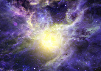 Image showing galaxy in a free space