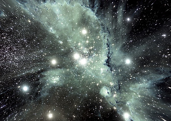 Image showing galaxy in a free space