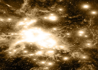 Image showing galaxy in a free space