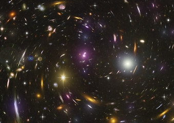 Image showing galaxy in a free space