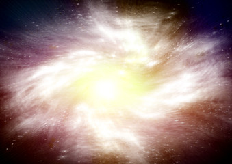 Image showing galaxy in a free space