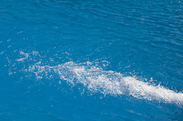 Image showing Running water in Swimming pool 