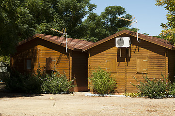 Image showing Wooden bungalow