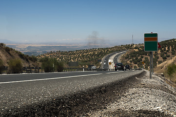 Image showing Highway outside the city