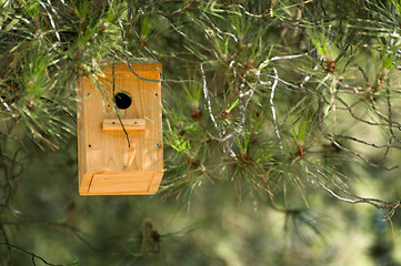 Image showing Wooden house for the birds