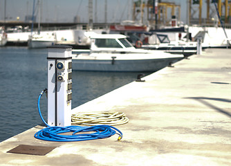 Image showing Power connector for yachts