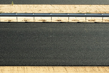 Image showing New asphalt highway road