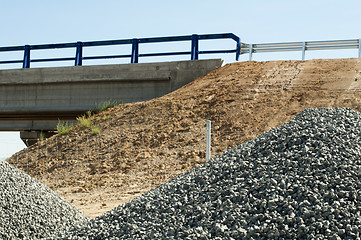 Image showing Asphalt and asphalting the road