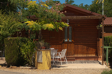 Image showing Wooden bungalow