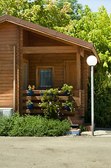 Image showing Wooden bungalow