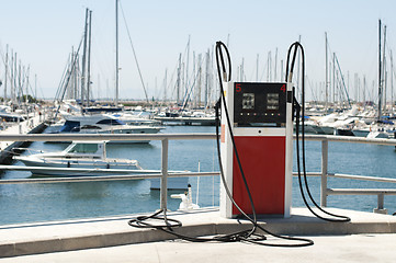 Image showing Marina petrol station