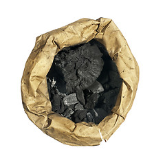 Image showing Natural charcoal in paper envelope