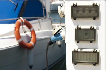 Image showing Power connector for yachts