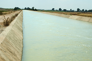 Image showing Irrigation canal