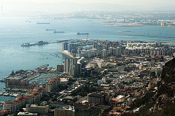 Image showing Gibraltar view from a high point