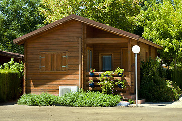 Image showing Wooden bungalow