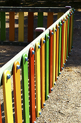 Image showing Playground fence