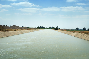Image showing Irrigation canal