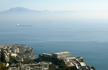 Image showing Gibraltar view from a high point