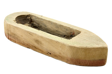 Image showing Old wooden boat