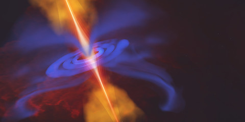 Image showing Black hole in Space