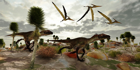 Image showing Utahraptor Hunt