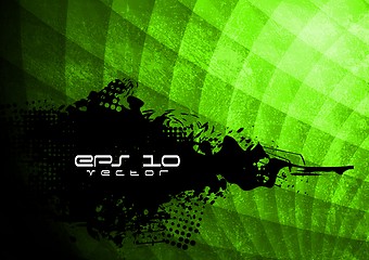 Image showing Green grunge background