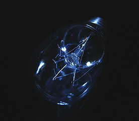 Image showing Blue lamp