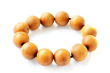 Image showing Wooden prayer beads