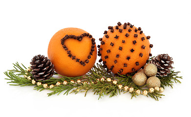 Image showing Orange Pomander Fruit