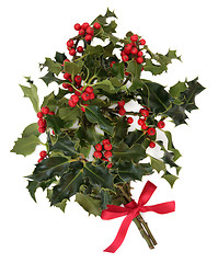 Image showing Holly Decoration