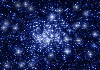 Image showing galaxy in a free space